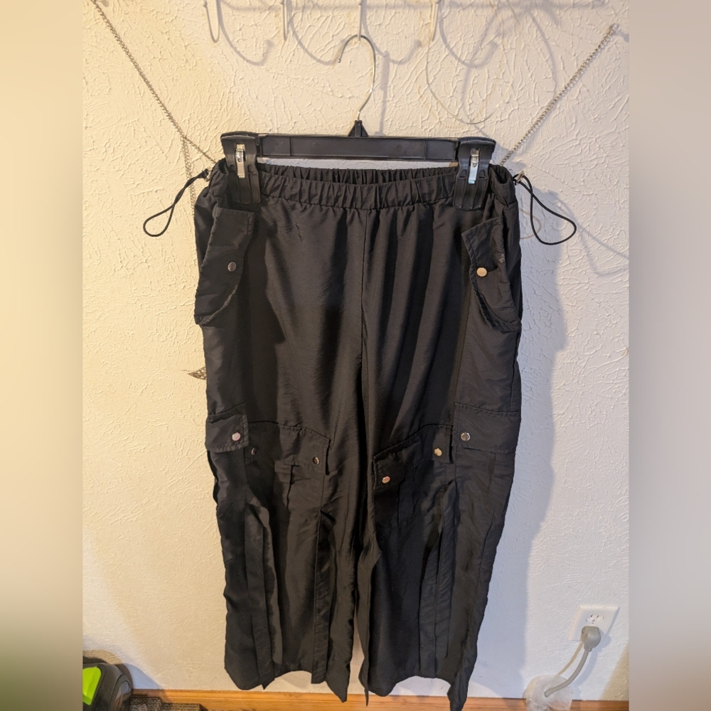 Drawstring Oversized Cargo Pants